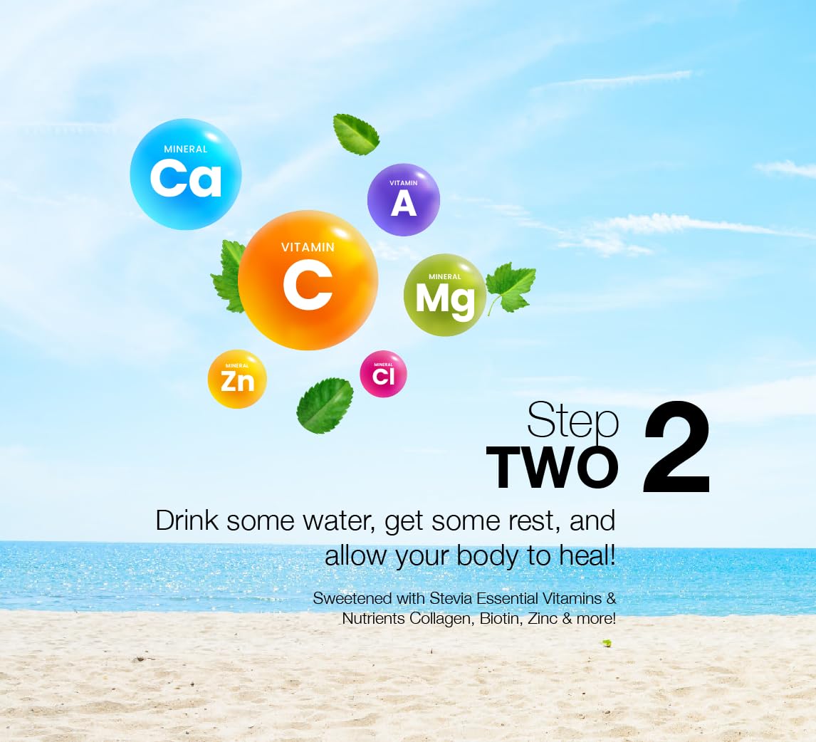 Sunburn Drink - Twin Pack - After Sun Skin Care - Supports Healthy Skin from The Inside Out -Promotes Hydration - Sun Damage Support - Mix with Water - Travel Size Sunburn Drink buy supplements canada