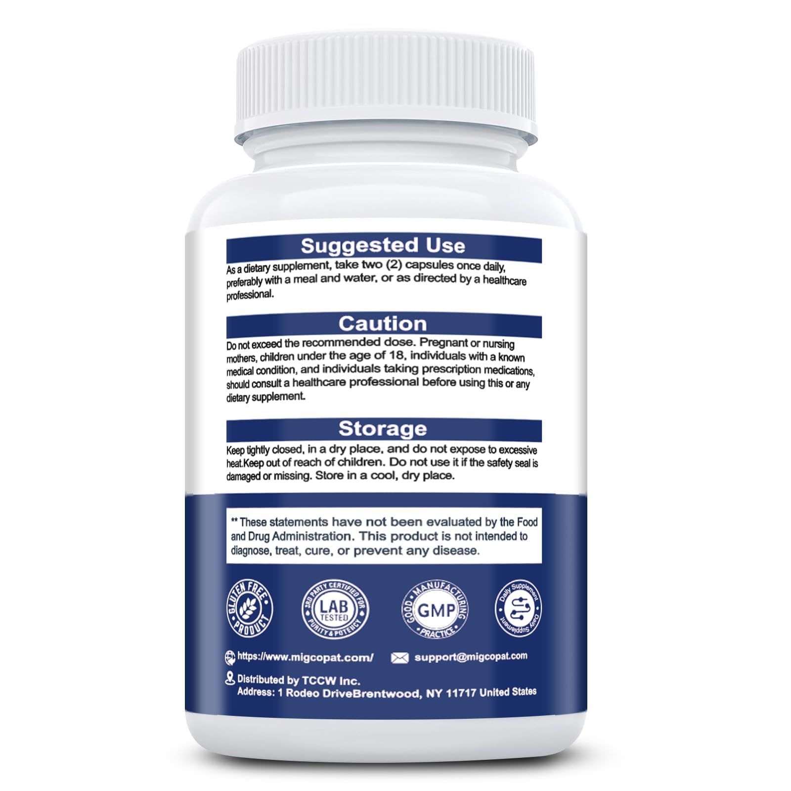 Brain Supplements for Memory and Focus | Nootropic with Bacopa Monnieri, Lion's Mane, Alpha GPC, Ginkgo Biloba | Mental Clarity & Cognitive Support | Vitamin B6 & B12 Neuro Health - Non-GMO, 120 Caps Migcopat buy supplements canada