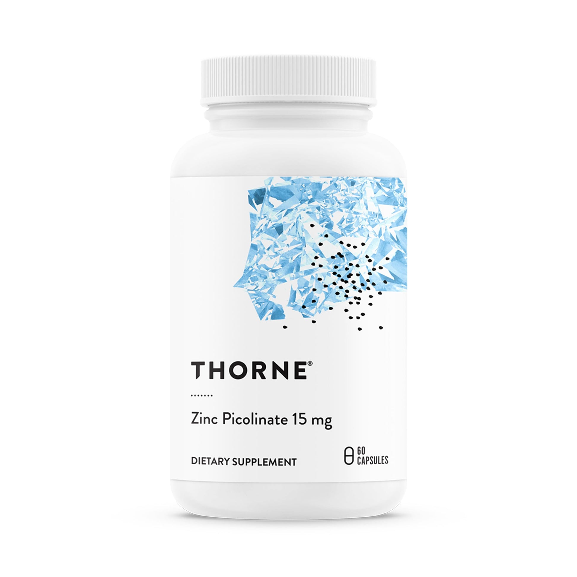 THORNE - Zinc Picolinate 15mg - Highly Absorbable Zinc Supplement - Supports Wellness, Immune System, Eye, Skin, and Reproductive Health* - Gluten-Free, Soy-Free, Dairy-Free - 60 Capsules THORNE buy supplements canada
