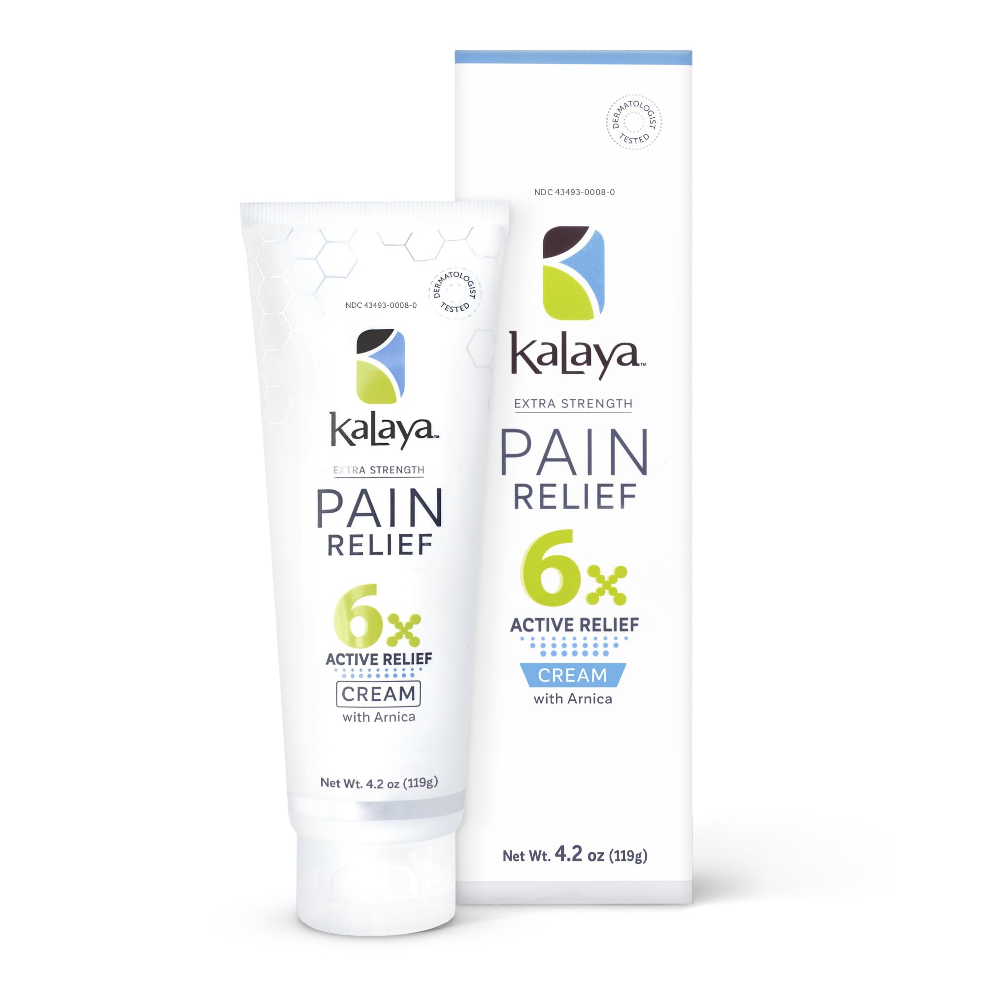 Kalaya Pain Relief Cream with Arnica for Muscles and Joints – 6 Natural Active Ingredients with Long Lasting and Fast Acting Relief in 3 Minutes - Dermatologist Tested to Soothe Tension - 4.2 oz Kalaya Naturals buy supplements canada