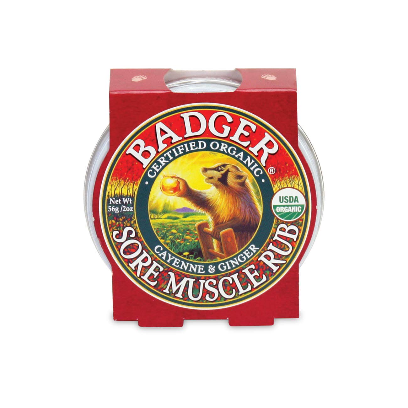 Badger Sore Muscle Rub Tin, Cayenne & Ginger, 2 oz (1 Pack) Badger buy supplements canada