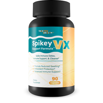 True You Health Spikey VX Support Formula - Our Best Spike Support Formula for Immune System Detox - Daily Zinc Immunity Capsules Vitamin C Immune Boost - Feel The Wellness Spike Detox The Wellness True You Health buy supplements canada