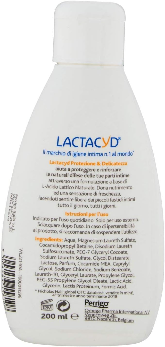 LACTACYD FEMINA Intimate Washing Lotion 200ML Every Day USE Lactacyd buy supplements canada