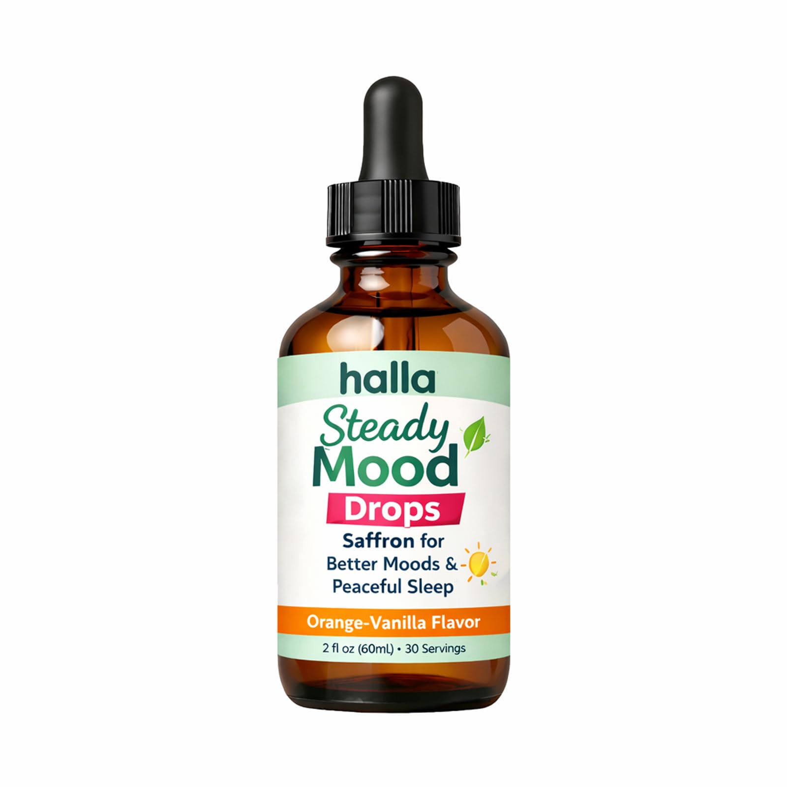 ReviveNerve Halla Steady Mood Drops, with Pine Bark Extract, Orange-Vanilla Flavor - Promotes Mood, Focus, Attention & Sleep Support - Liquid Drops(1pcs) ReviveNerve buy supplements canada