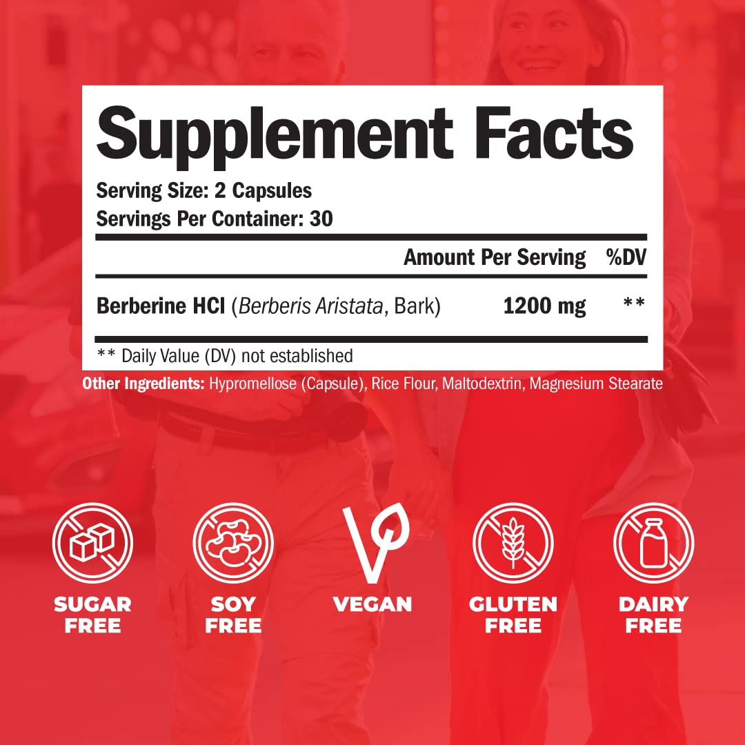 Vimerson Health Berberine Supplement with 3rd Party Tested Berberine 1200mg Per Serving Vimerson Health buy supplements canada