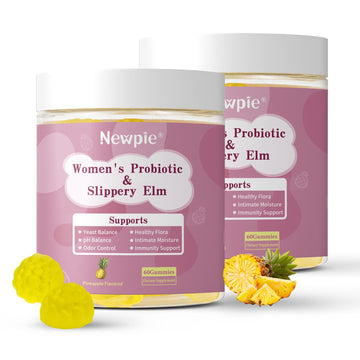 Blltzzz Her Juicy Women's Probiotic Gummies | Pineapple Flavor | Contains Slippery Elm and Probiotic Blend to Support Women's Intimate pH Balance, Gut Wellness and Overall Well-Being | 60 Gummies (2) Blltzzz buy supplements canada