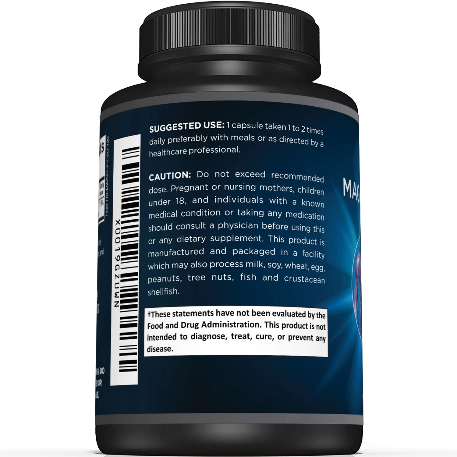 Premium Magnesium Citrate Capsules – Powerful 500mg Magnesium Oxide & Citrate Supplement – Helps Support Healthy Bones, Muscles, Teeth, Energy & Relaxation – 120 Vegetable Capsules Sunergetic buy supplements canada