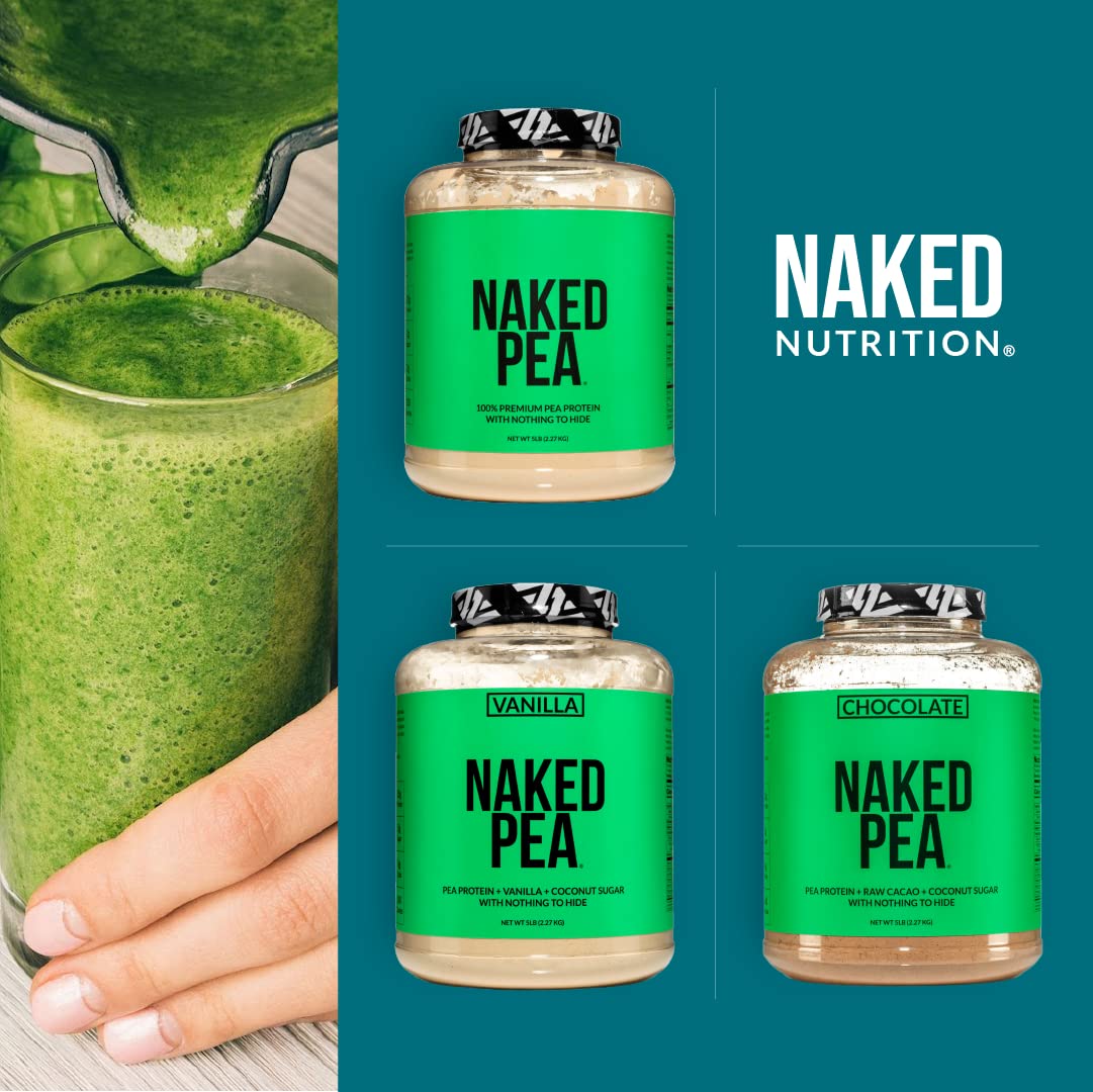 NAKED Pea - 5LB 100% Pea Protein Powder from North American Farms - Unflavored NAKED buy supplements canada
