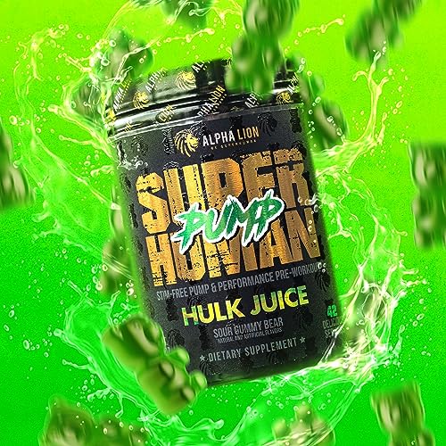 ALPHA LION Superhuman Pump Pre Workout Powder, Nootropic Caffeine & Stim Free ALPHA LION buy supplements canada