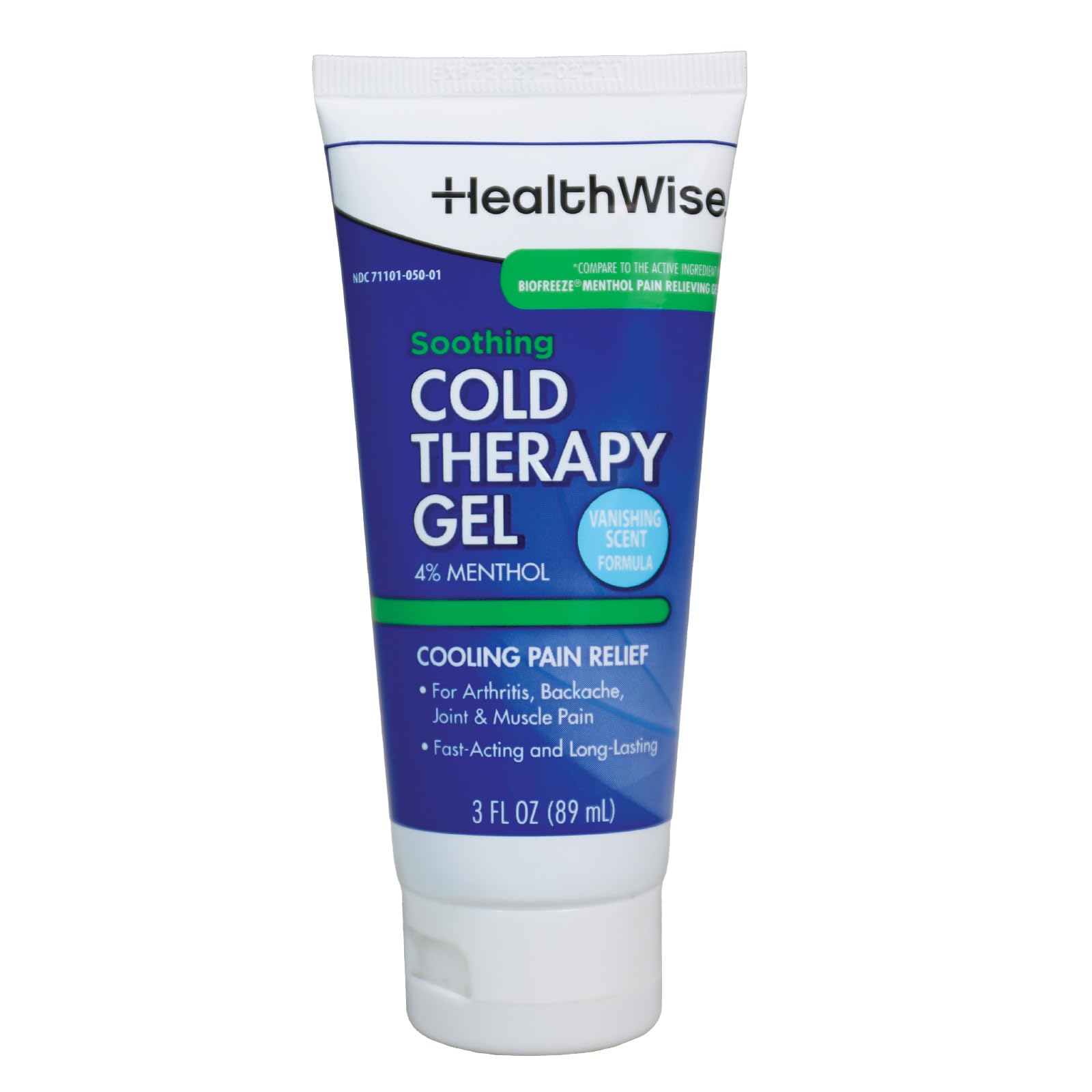 HealthWise Soothing Cold Therapy Gel | 4% Menthol | Vanishing Scent | 3.0 Oz | Arthritis Pain Relief | Topical Analgesic HealthWise buy supplements canada