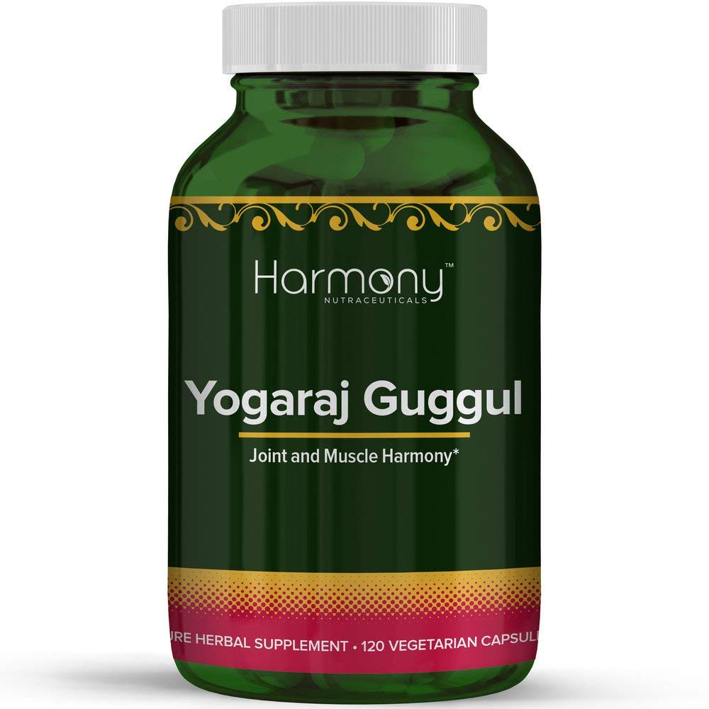 Harmony Nutraceuticals Yogaraj Guggulu - Organic - 120 Capsules - Ayurvedic Herbs for Pain in The Muscles, Nerves & Joints Harmony Nutraceuticals buy supplements canada