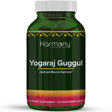 Harmony Nutraceuticals Yogaraj Guggulu - Organic - 120 Capsules - Ayurvedic Herbs for Pain in The Muscles, Nerves & Joints Harmony Nutraceuticals buy supplements canada