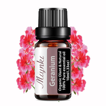 Geranium Essential Oil for Diffuser for Home Kids Women Candle Soap Making DIY -10ml Miyuki buy supplements canada