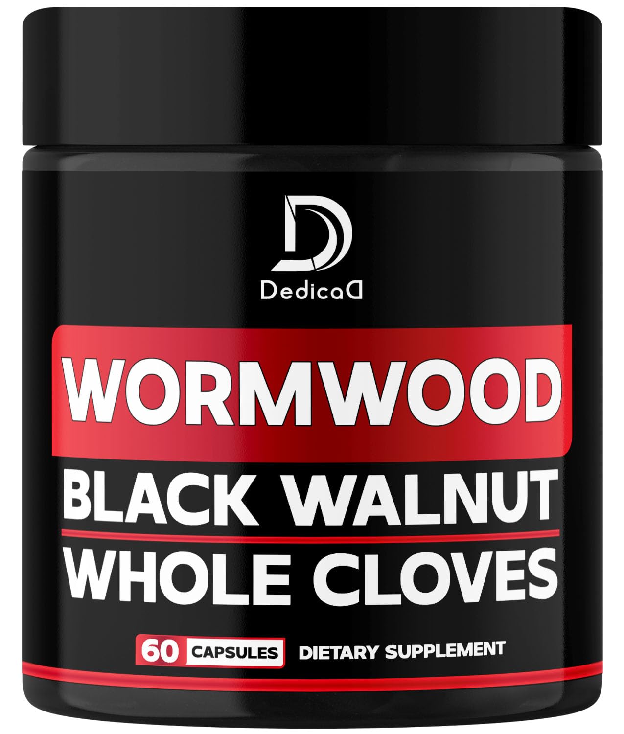 DEDICAD 1500mg Wormwood Capsules with Black Walnut & Cloves - Artemisia Annua Supplement for Immunity - 60 Vegan Capsules DEDICAD buy supplements canada