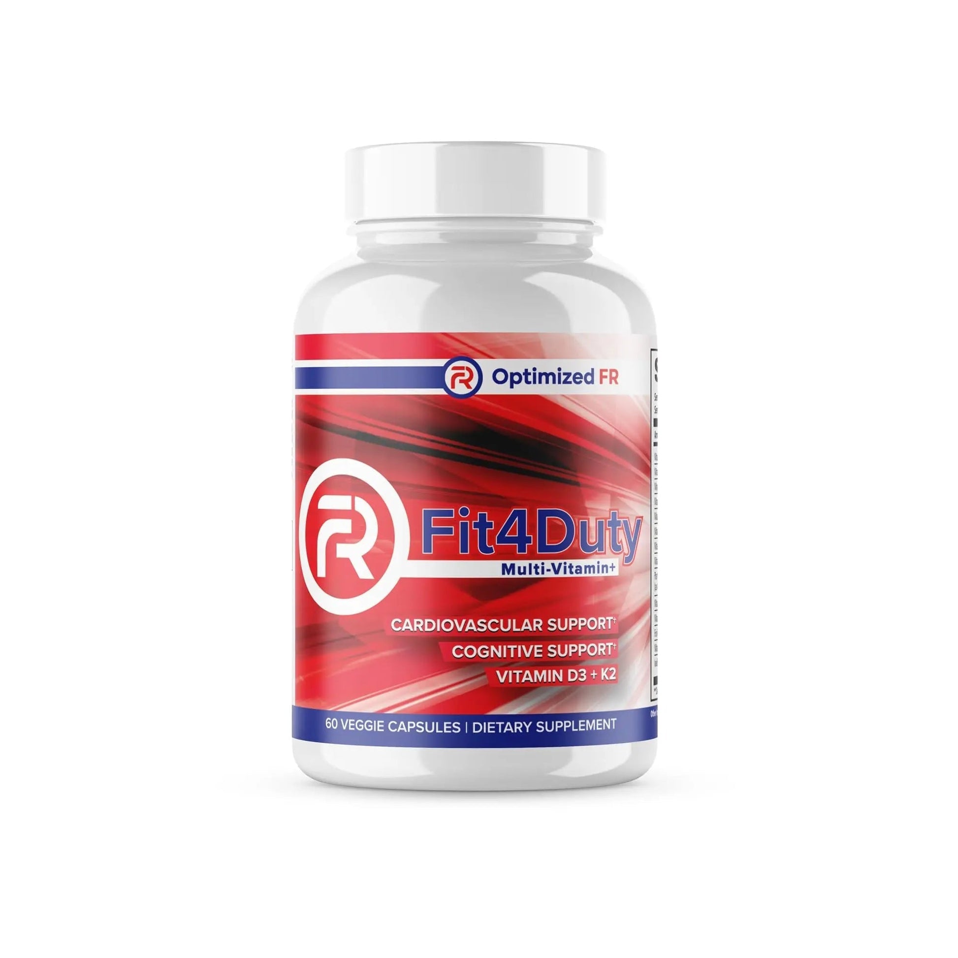 Fit4Duty Multivitamin+ for First Responders, One a Day Multivitamin Plus Other nutrients, 60 Servings, 2 Month Supply Optimized FR buy supplements canada