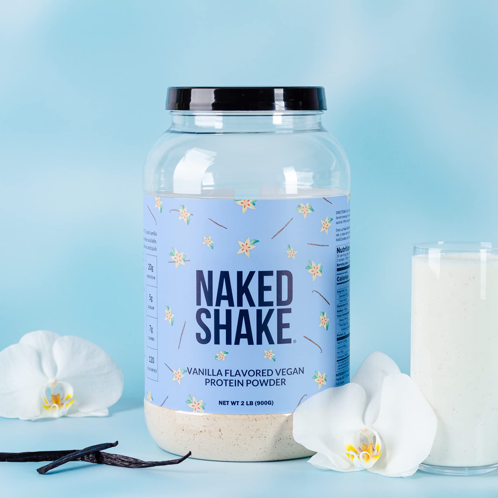NAKED nutrition Naked Shake - Vanilla Protein Powder - Plant Based Protein Shake NAKED buy supplements canada