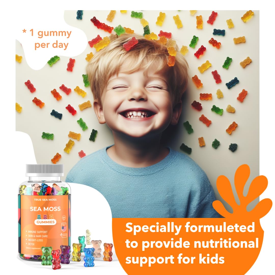 Sea Moss Gummies for Adults & Kids – Contains Irish Sea Moss + Burdock Root TrueSeaMoss buy supplements canada