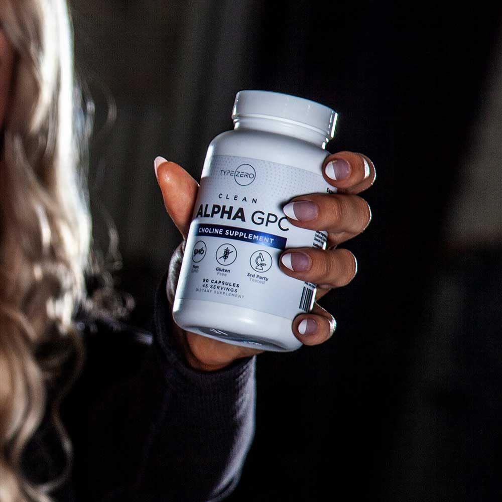 Type Zero Ultra Clean Alpha GPC Choline Supplement (600mg | 90 Capsules) Soy Free, Non-GMO Nootropics Alpha GPC 600mg / 300mg; Alpha-GPC Brain Memory and Focus Supplements Type Zero buy supplements canada