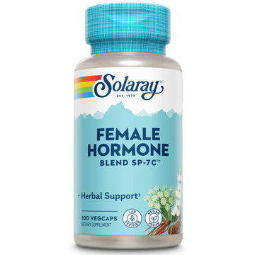 SOLARAY Female Hormone Blend SP-7C | W/Black Cohosh, Dong Quai, Passion Flower, Wild Yam & More | 100 VegCaps, 50 Serv. SOLARAY buy supplements canada