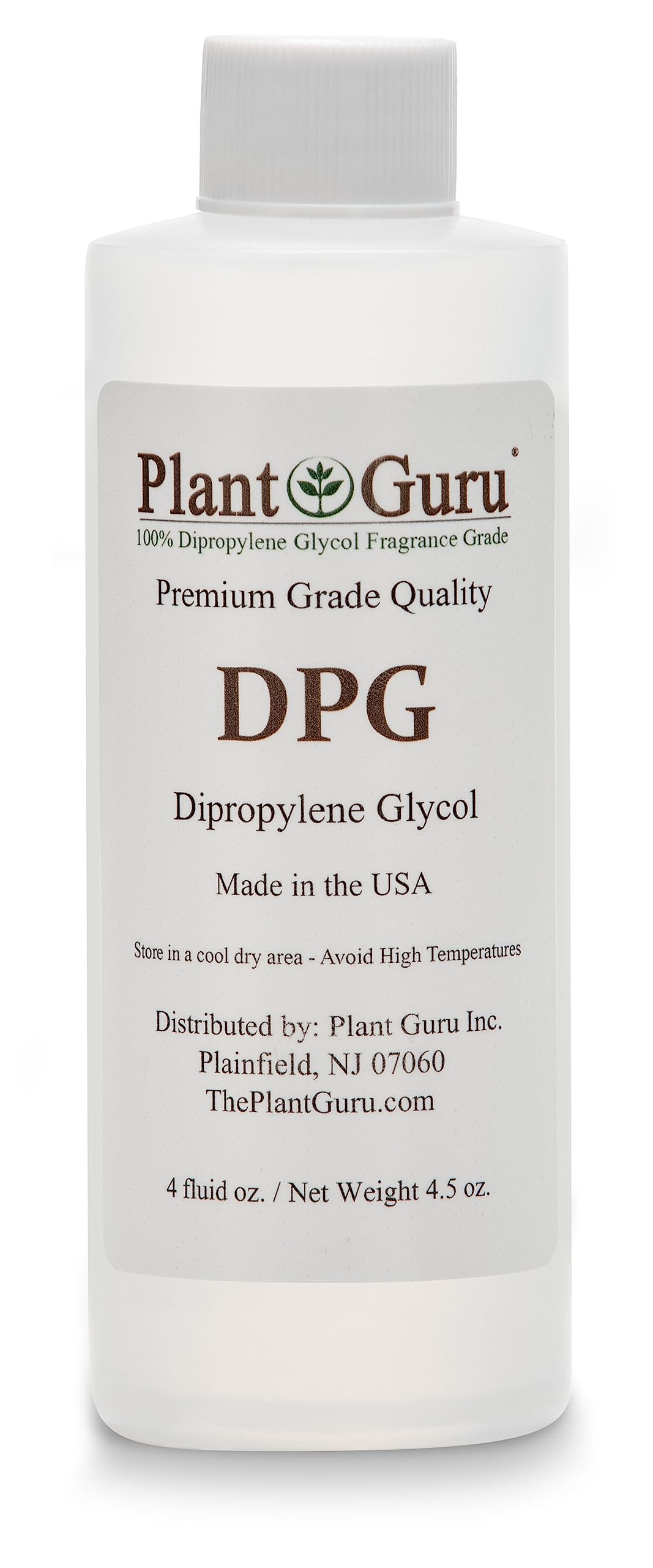 Dipropylene Glycol DPG 4 fl. oz. - Fragrance Grade Carrier Oil - Great for Incense Making Plant Guru buy supplements canada