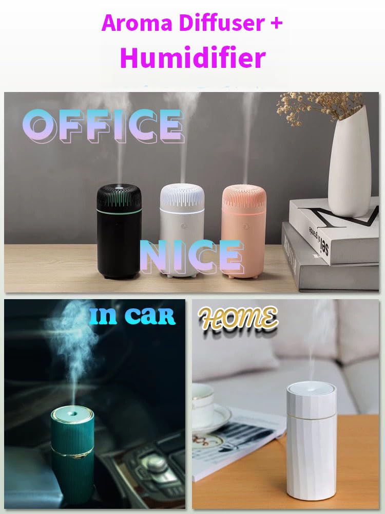 55tech in Car Aroma Diffuser Humidifier with LED Light Colors - Refresh and Relax While Driving USB 55tech buy supplements canada