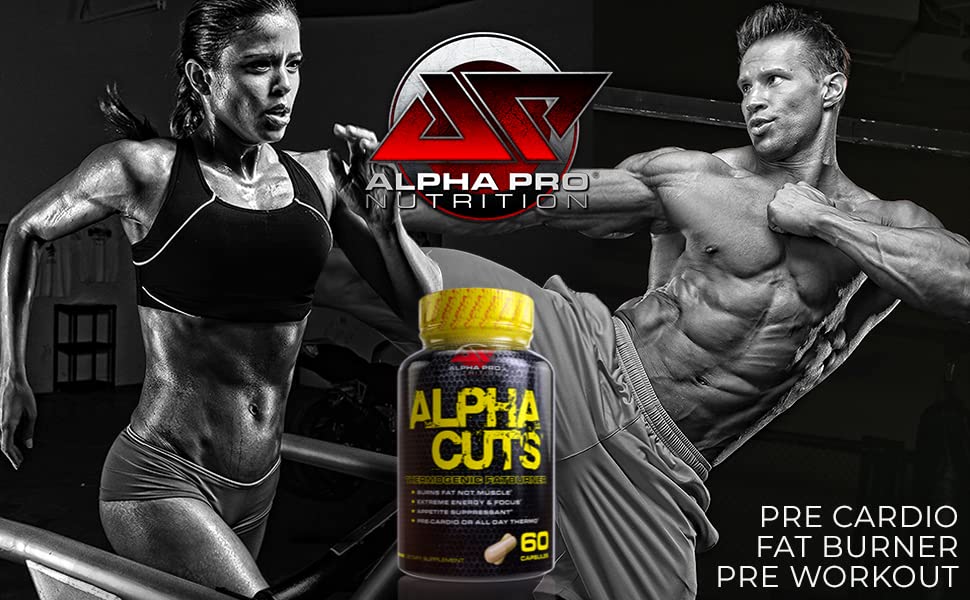 ALPHA CUTS Capsules Fat Burner Thermogenic Men Women Pre Cardio Workout Weight Loss ALPHA CUTS buy supplements canada