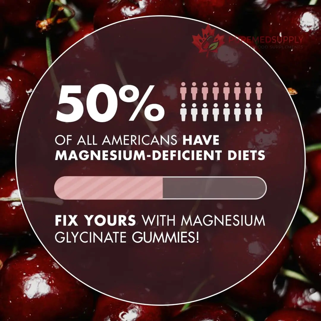 Magnesium Gummies 3in1 - Glycinate, Citrat, Malate 2150 MG High Absorption Supplement, Sugar-Free, Vegan, Chews for Men & Women, Inspired by Wellness Traditions Like Arjuna, 60 Gummies, Cherry Flavor Secret Element buy supplements canada