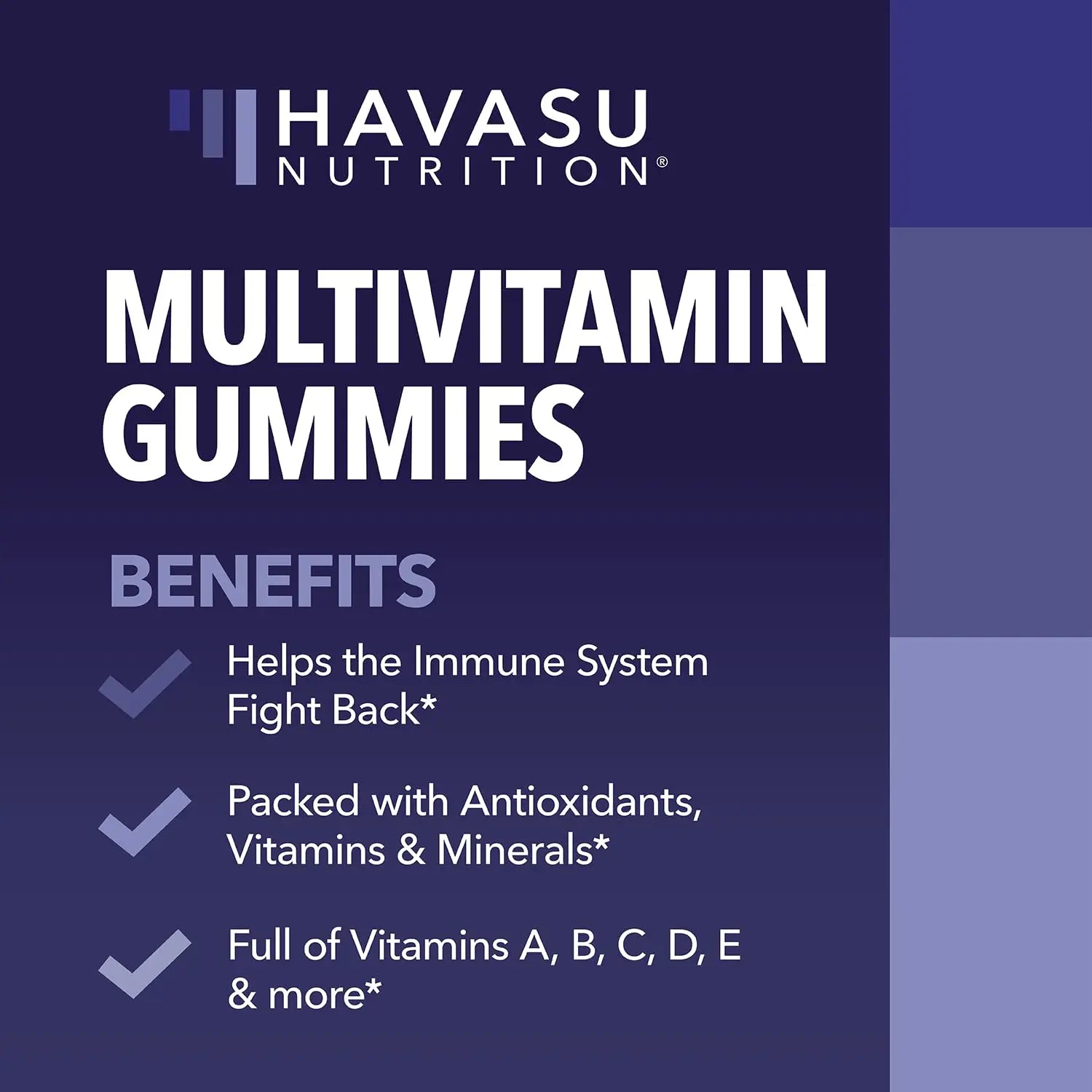 Multivitamin Gummies for Adults - Daily Gummy with Vitamin C, D, and Zinc for Men and Women - 60 Count - GLP-1 Nutritional Support HAVASU NUTRITION buy supplements canada