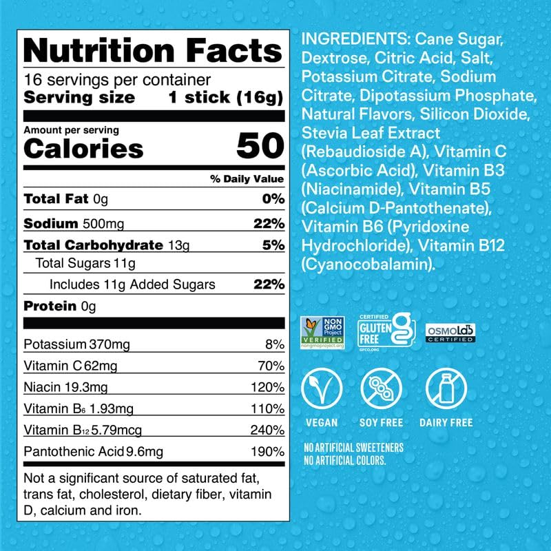 Liquid I.V.® Hydration Multiplier - Orange Vanilla Dream | Electrolyte Powder Drink Mix | 1 Pack (16 Servings) Liquid I.V. buy supplements canada