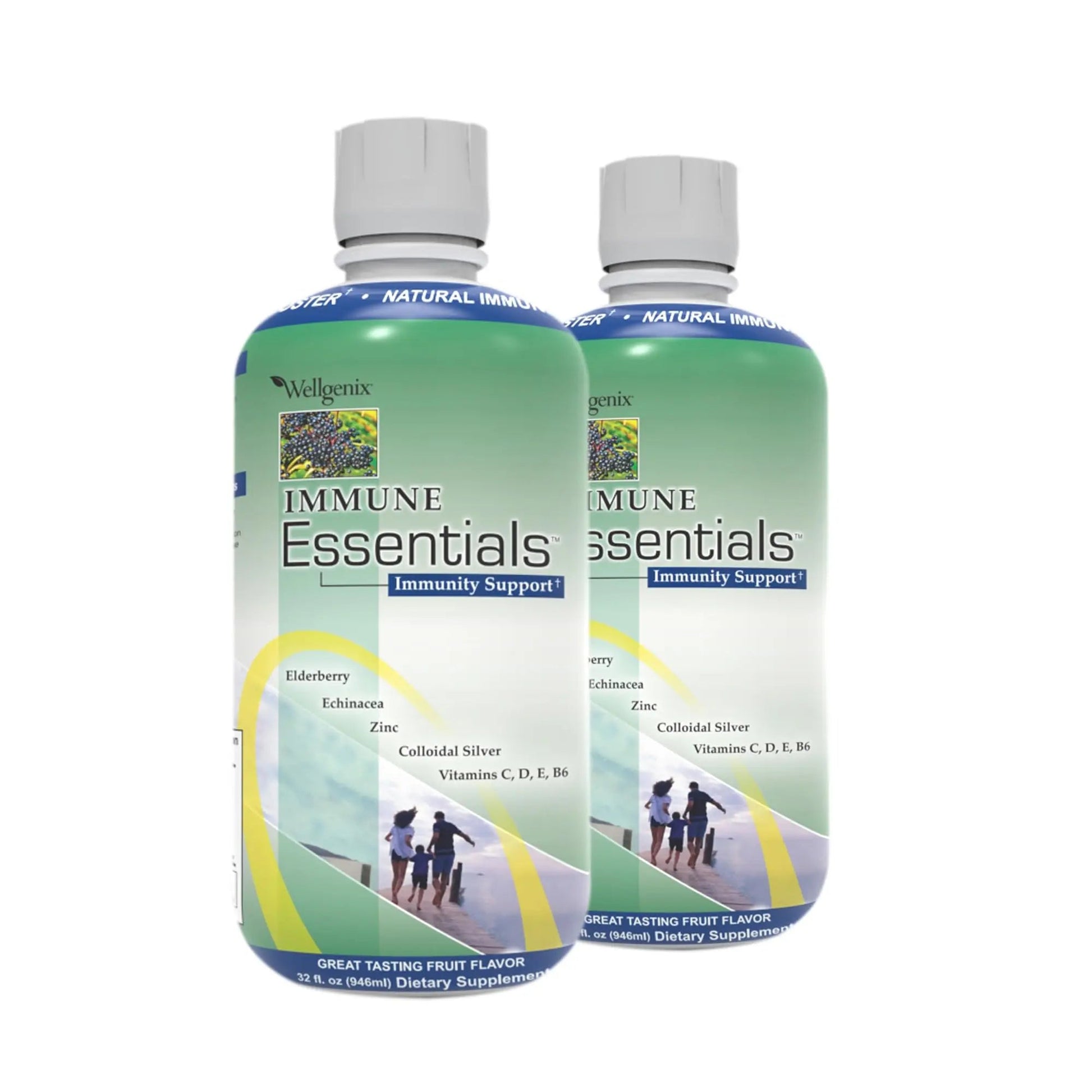 Wellgenix Immune Essentials - Multivitamin Liquid for Men, Women & Kids - Vegan Supplement with Vitamins C, D Elderberry Zinc Wellgenix buy supplements canada
