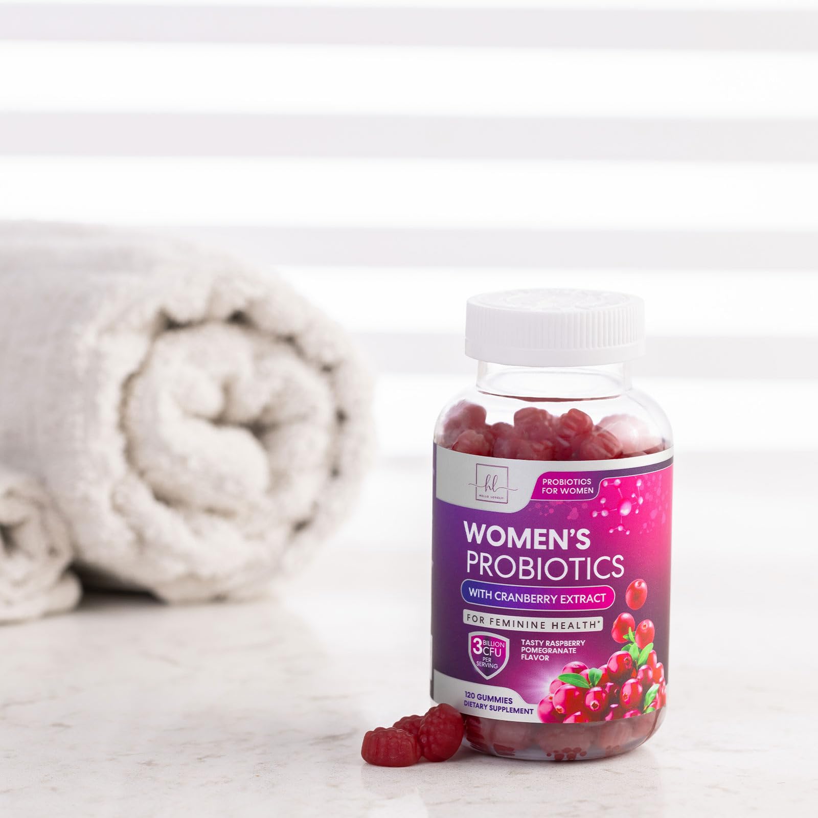 Probiotics for Women + Cranberry - 3 Billion CFU Guaranteed & 6 Vegan Strains for Women's Hello Lovely! buy supplements canada