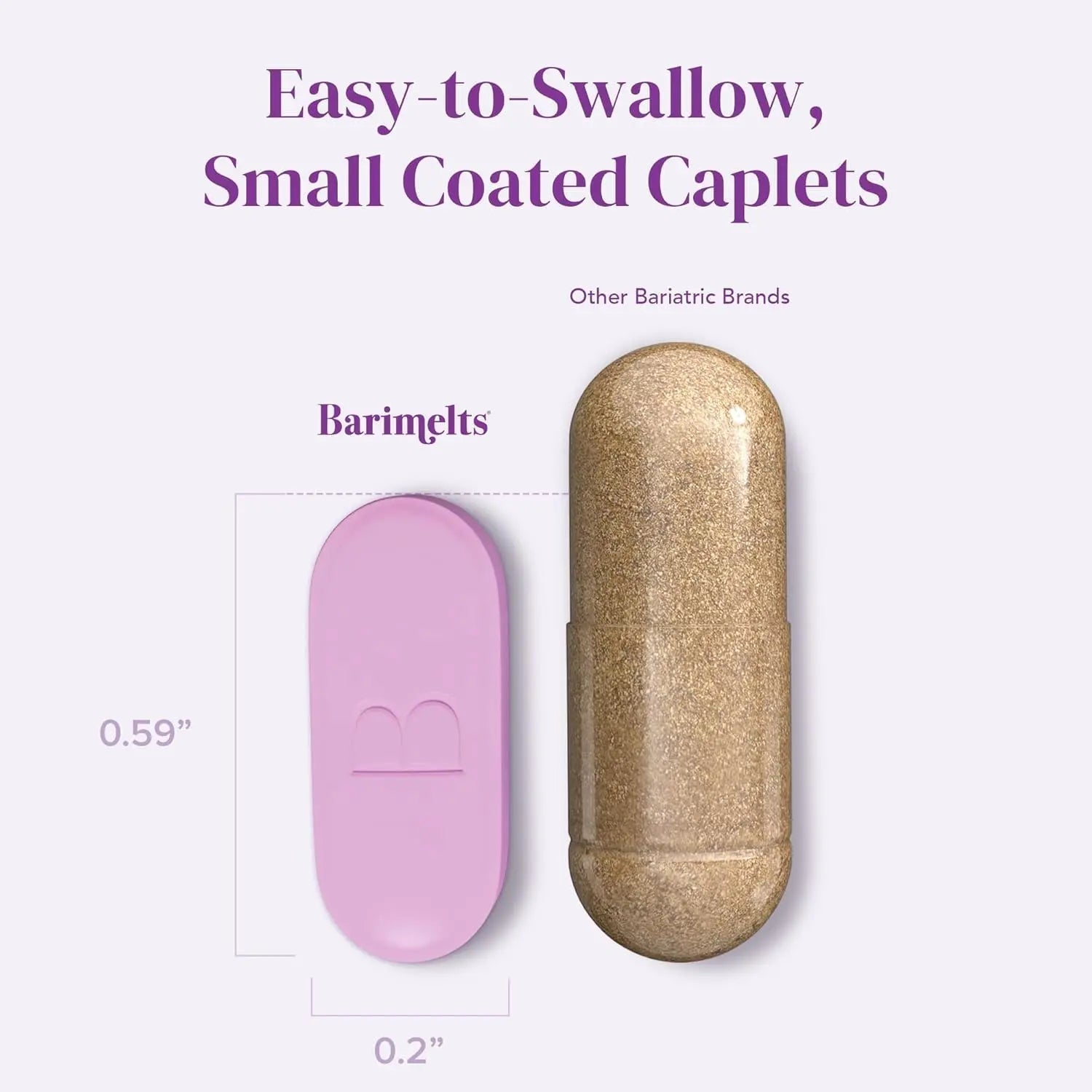 BariMelts Once Daily Bariatric Multivitamin with Iron, 60 Easy-Swallow Caplets (2-Month Supply), Multivitamin for Women, Multimineral Complex BariMelts buy supplements canada