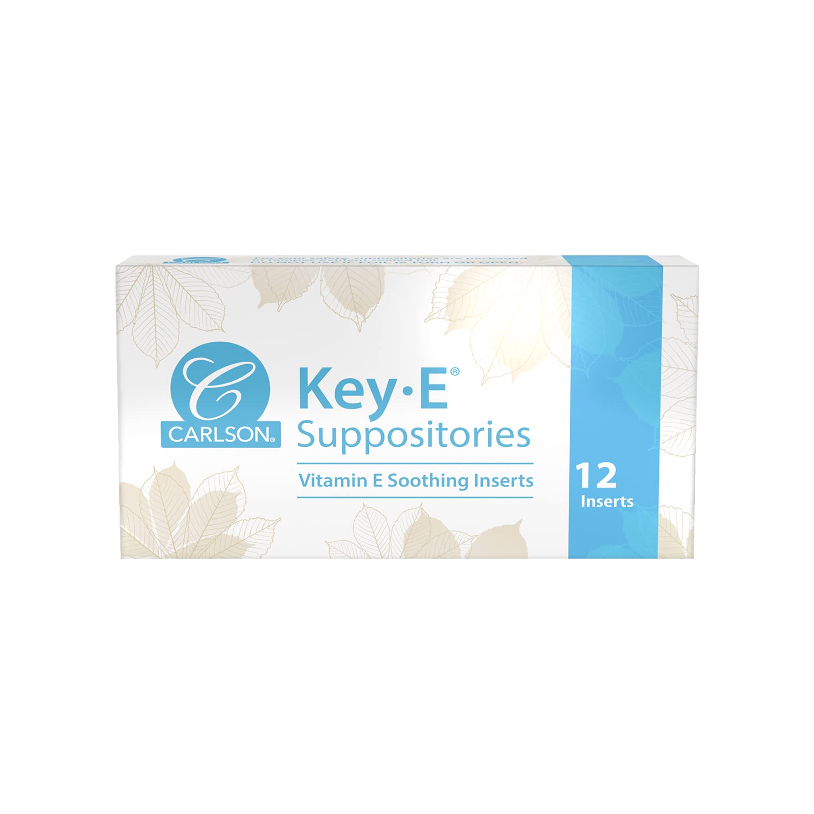 Carlson - Key-E Suppositories, 30 IU Vitamin E Suppository, Lubricates Dry Areas, Treatment Carlson buy supplements canada