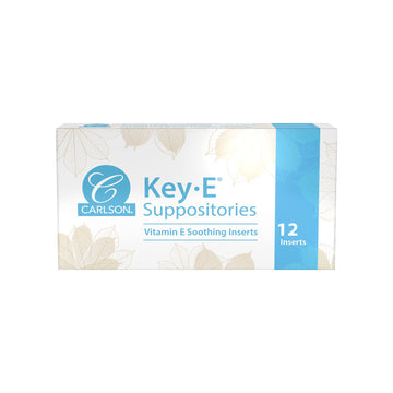 Carlson - Key-E Suppositories, 30 IU Vitamin E Suppository, Lubricates Dry Areas, Treatment Carlson buy supplements canada