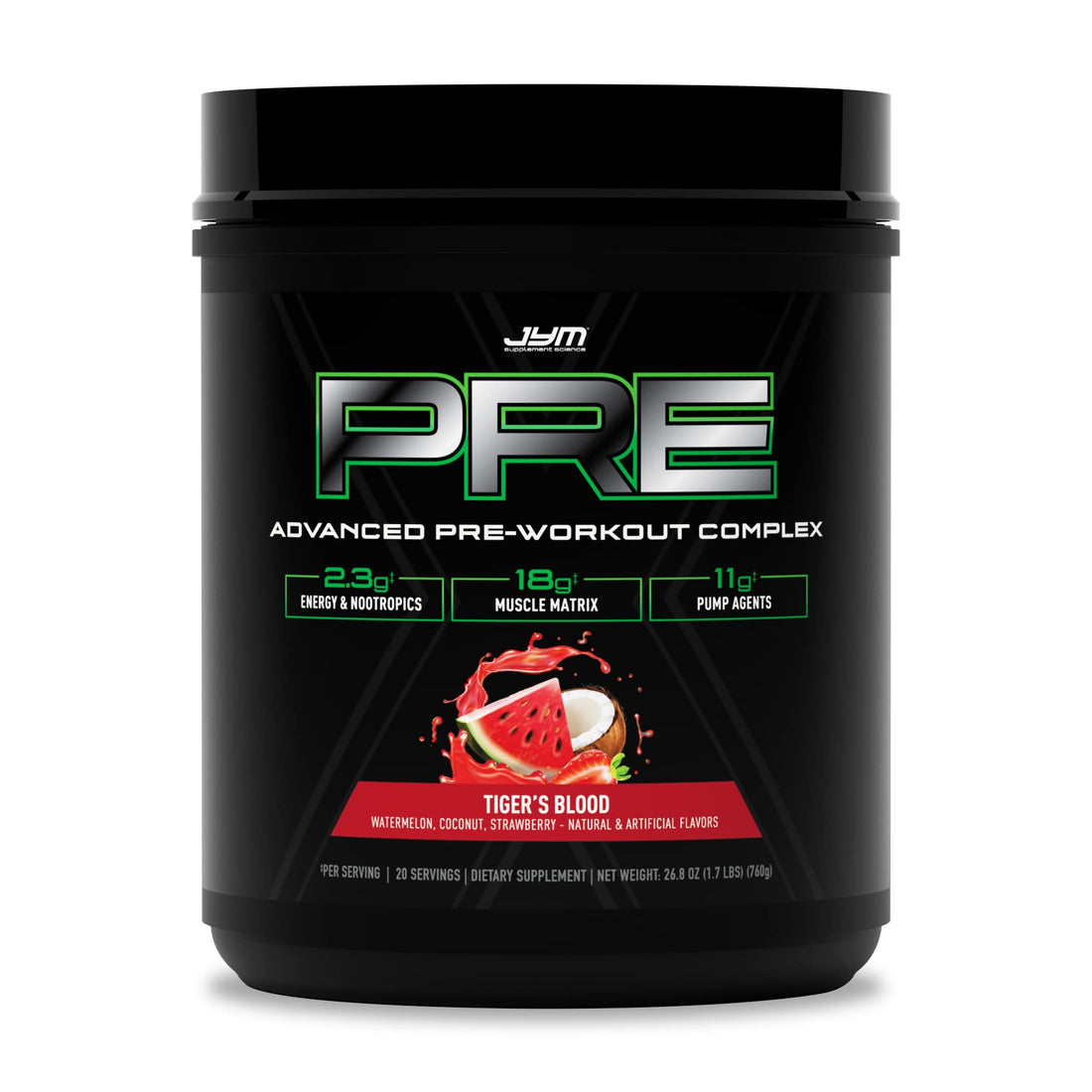 PRE JYM X - Tiger's Blood JYM Supplement Science buy supplements canada