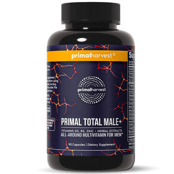 Primal Harvest Total Male+ Multivitamin for Men Vitamins, Minerals and Herbal Support for Energy, Vitality, Immune Health Primal Harvest buy supplements canada