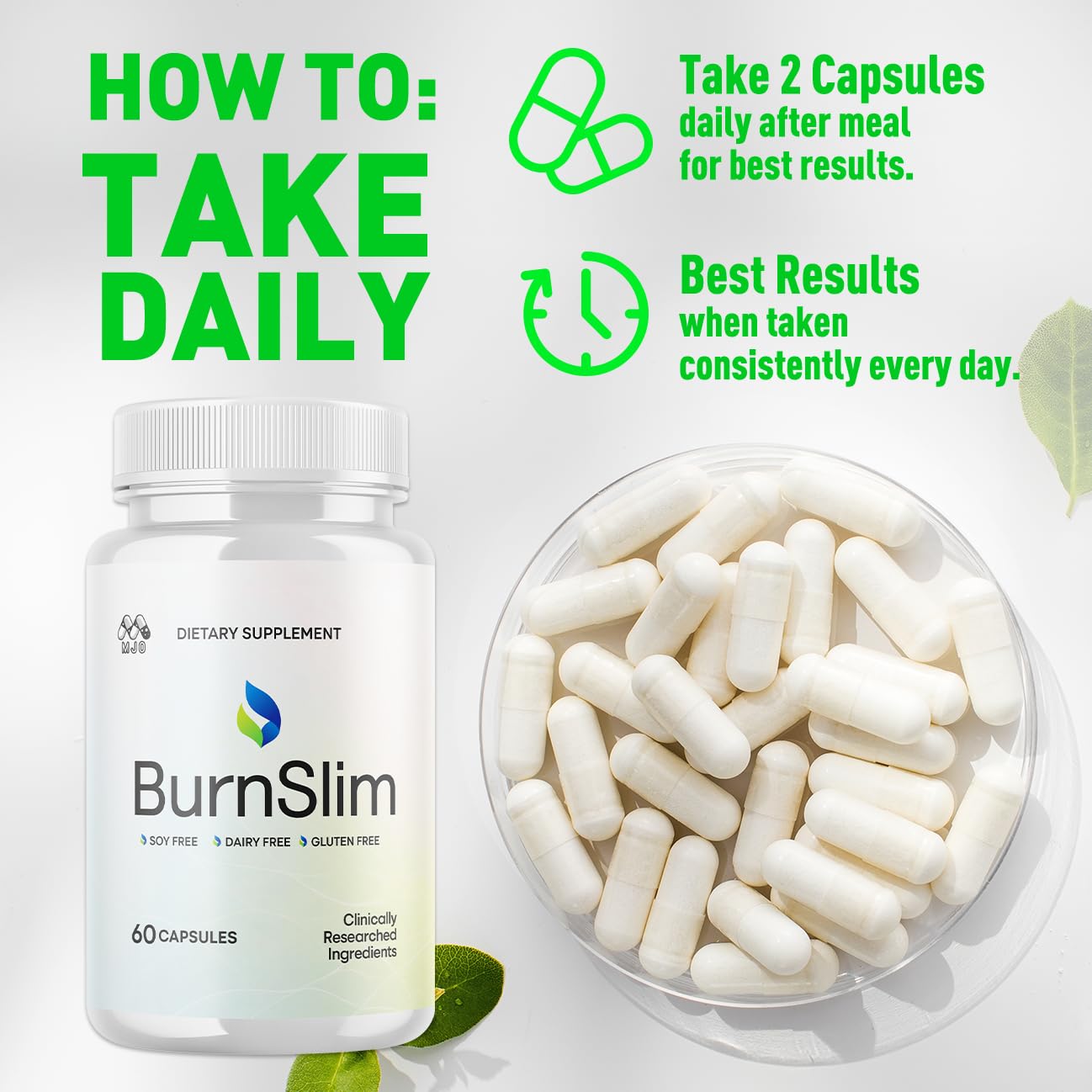 (2 Pack) Burn Slim Capsules, Official Burnslim Pills with All Natural Ingredients, Advanced Burn Slim Health and Wellness Vitamin Supplement Supporting Active Lifestyle for Women & Men (120 Capsules) MJO buy supplements canada