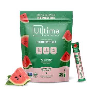Ultima Replenisher Daily Electrolyte Drink Mix – Watermelon, 20 Stickpacks Ultima Replenisher buy supplements canada