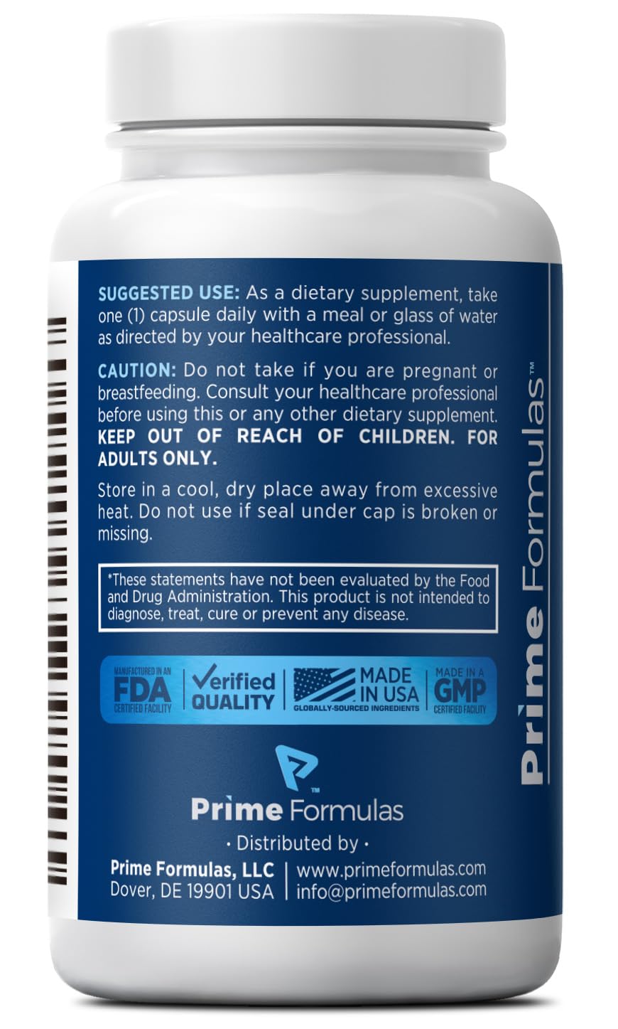 Nicotinamide 500 mg with Resveratrol 100 mg 120 Veggie Capsules - Non-GMO Vitamin B3, Supports Metabolic Health, NAD+, Skin Cell & Mitochondrial Energy Production. Made in USA for Men and Women Prime Formulas buy supplements canada