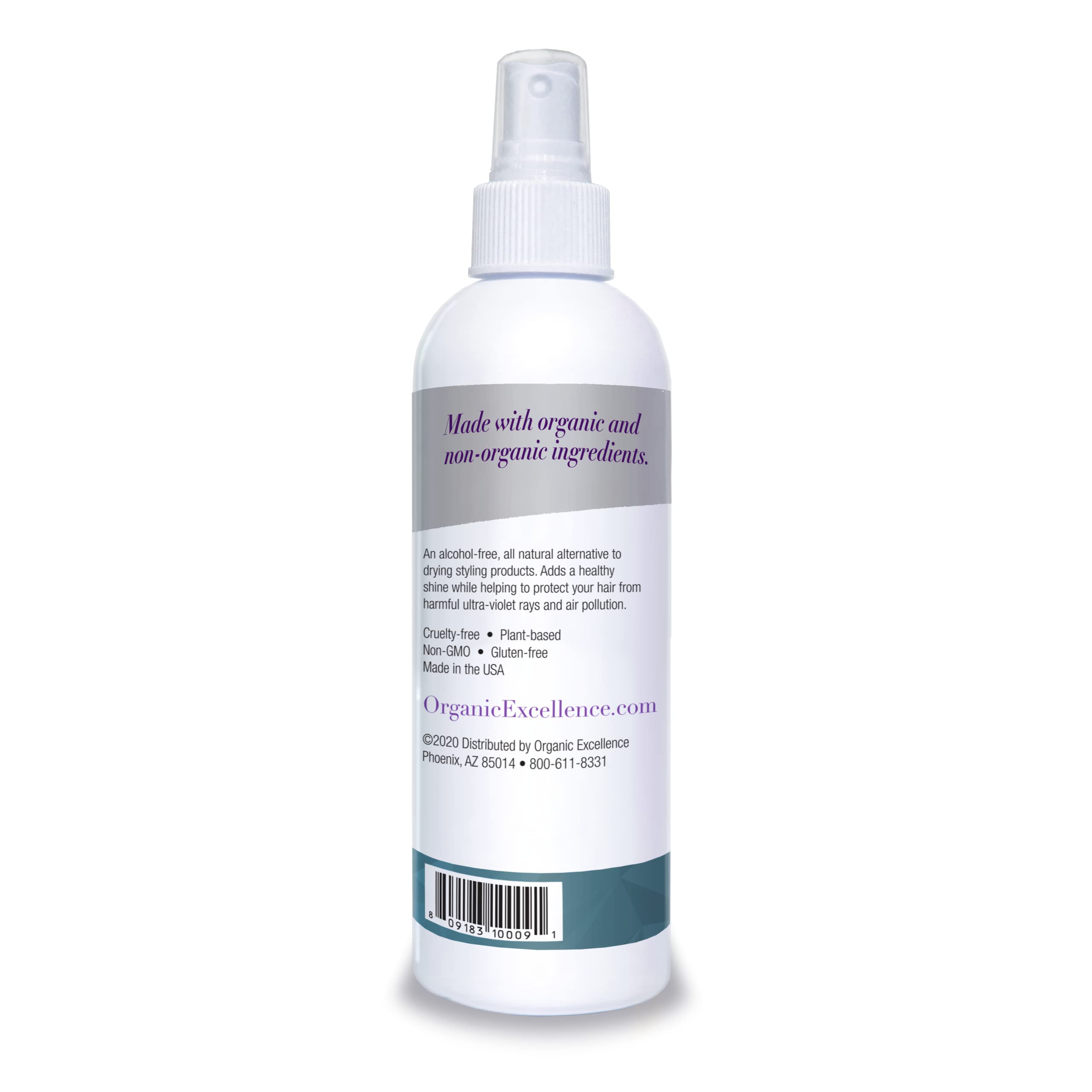 Organic Excellence Wild Mint Styling Spray, Alcohol-Free, pH Neutral, 8 Ounce Organic Excellence buy supplements canada