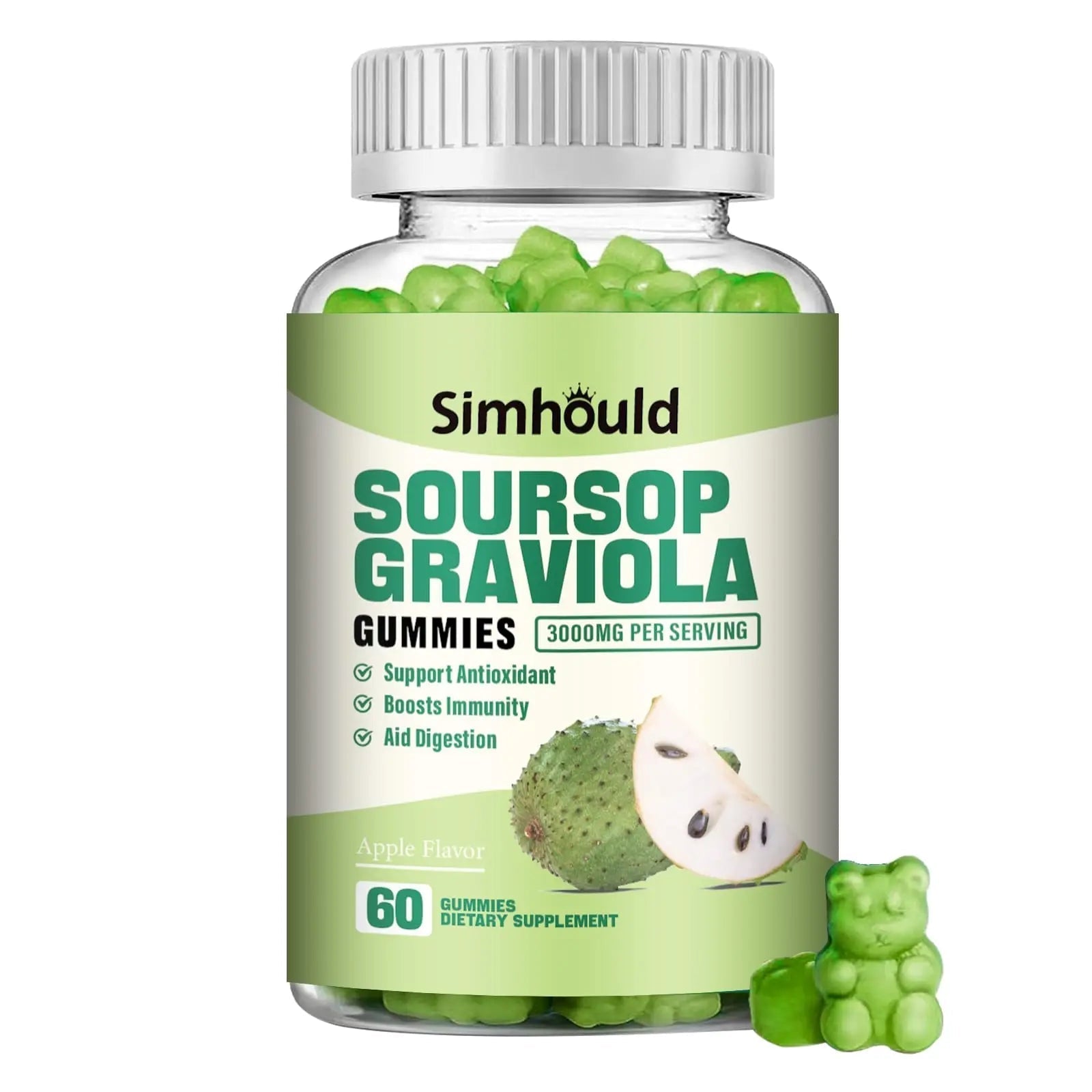 Simhould 1 Pack Soursop Graviola Gummies Simhould buy supplements canada