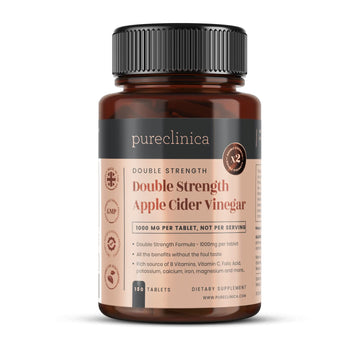 Double Strength Apple Cider Vinegar 1000mg x 180 Tablets (6 Months Supply) pureclinica buy supplements canada