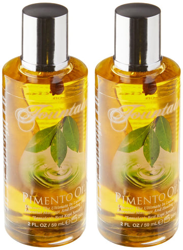 Fountain Pimento Oil for Massage Therapy, Muscle and Joint Deep Tissue Massage, Sore Muscle Balm Massage & Topical Herbal Rub (Pack of 2) Fountain buy supplements canada