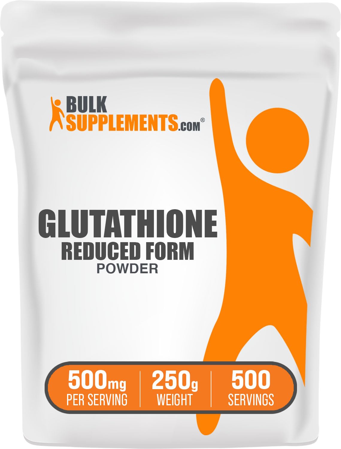 BulkSupplements.com Glutathione Reduced Powder - Glutathione Supplement, Reduced Glutathione Powder - Glutathione 500mg, Gluten Free, 500mg per Serving, 250g (8.8 oz) (Pack of 1) BulkSupplements buy supplements canada