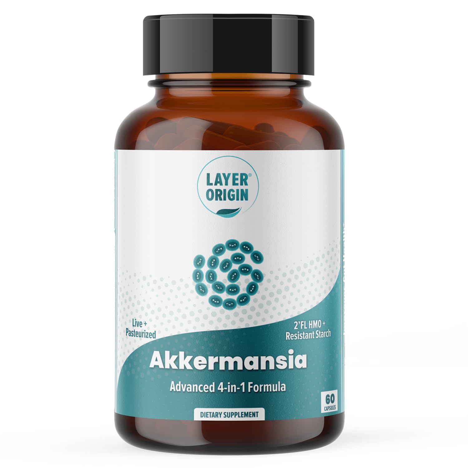 Layer Origin Akkermansia muciniphila Probiotic, with Both Live + Pasteurized Akkermansia and PureHMO Prebiotic, Validated Strain, Updated 4-in-1 Formula Layer Origin buy supplements canada