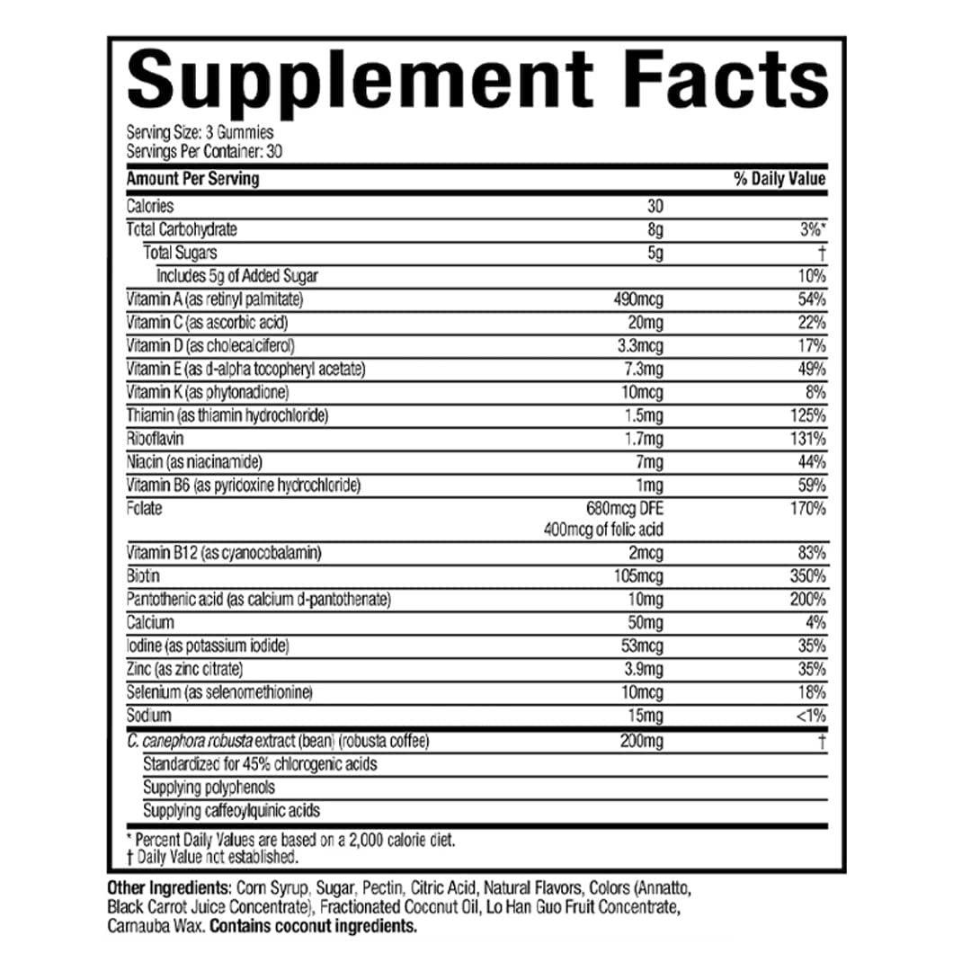 Hydroxycut Caffeine-Free Gummy for Women & Men | 15 Essential Vitamins & Minerals Hydroxycut buy supplements canada