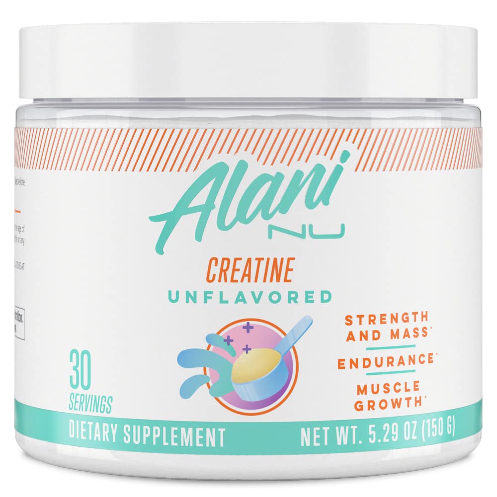 Alani Nu Creatine Monohydrate Powder and Pre Workout Breezeberry Powder Bundle Alani Nu buy supplements canada