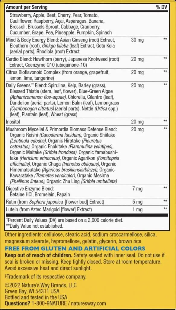 Alive! Once Daily Men's 50+ Ultra - 60 Tablets by Nature's Way Nature's Way buy supplements canada