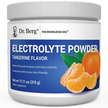 Dr. Berg Zero Sugar Hydration Keto Electrolyte Powder - Enhanced w/ 1000 mg of Potassium & Real Pink Himalayan Salt (NOT Table Salt) - Tangerine Flavor Hydration Drink Mix Supplement - 50 Servings Dr. Berg Nutritionals buy supplements canada