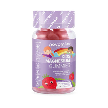 Kids Magnesium Gummies – Vegan - 1 Month Supply – Childrens Supplements – 30 Chewa novomins buy supplements canada